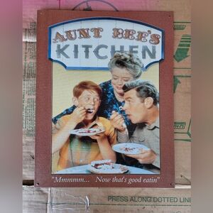 Metal Sign Aunt Bee's Kitchen Mmmmm, now that's good eatin